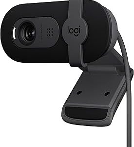 Logitech Brio 101 Full HD 1080p Webcam for Meetings, Streaming, Desktop, Laptop, PC - Built-in Mic, Shutter, Works with Zoom, Microsoft Teams, Nintendo Switch 2’s new GameChat Mode, USB-A,-Black