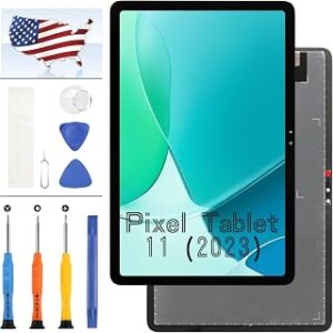 for Google Pixel Tablet 11 2023 Screen Replacement for Pixel Tab 11 Inch LCD Display Digitizer Touch Screen Assembly Repair Parts Kit Black