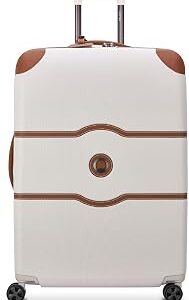 DELSEY PARIS Chatelet Air 2.0 Hardside Luggage with Spinner Wheels, Angora, Checked-Large 28 Inch
