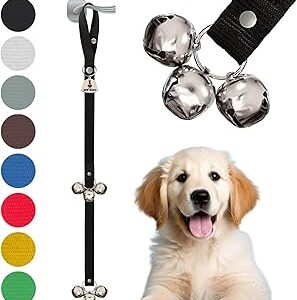 Caldwell's Pet Supply Co. Dog Potty Bells, Dog Door Bell, Bells to Go Outside, Potty Training Bell, Dogs Doorbell, Dogs Potty Doorbell, Ring to Go Pee, All Breed Puppy Training Tool