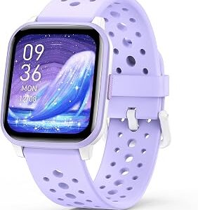 Butele Kids Smart Watch Girls Boys, Smart Girls Watch for Kids Smart Watch Gifts for 4-16 Years Old with Sleep Mode Multiple Sports Modes Pedometer Birthday Gift for Boys Girls (Purple)