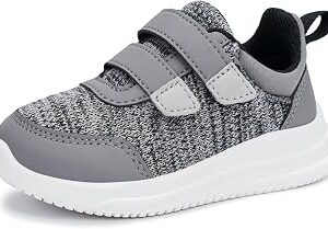 YESKIS Toddler Boys Girls Sneakers Kids Slip On Running Tennis Shoes Lightweight Breathable Casual Athletic Sport Walking for Toddler and Little Kid