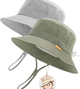 FURTALK Baby Sun Hat Toddler Boys Girls Bucket Hat for Kids 0-5 Years UPF 50+ Sun Protective Child Summer Beach Hats