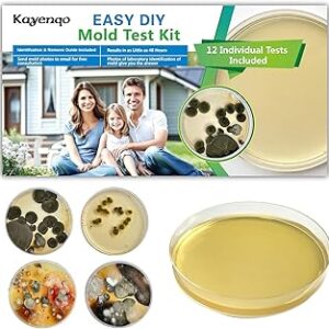 Mold Test Kit for Home - 12 Simple Detection Tests,Test HVAC System,Home Surfaces,& Indoor Air Quality Testing Kits,DIY Mold Detector at Home,Includes Detailed Mold Identification Guide,air Tester