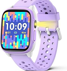 meoonley Kids Watch with 140 Sports Modes, 1.5 Kids Fitness Tracker, Girls Smart Watch, No APP/Phone Required, Sleep Monitor, Heart Rate, Puzzle Games, IP68 Waterproof,Gifts for Girls Teens Aged 6-15