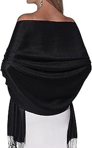 Pashmina Shawls and Wraps for Evening Dresses, Large Soft Pashminas Wedding Shawl