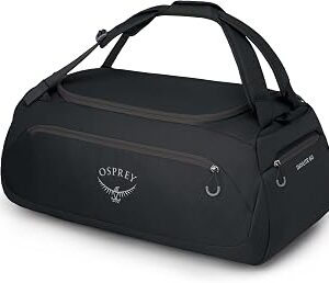 Osprey Daylite 60L Duffel Backpack - Convertible Everyday Duffel Bag for Gym, Commute, and Travel, Black
