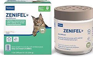 Virbac ZENIFEL™ Gel Diffuser | Managing Stress-Related Behaviors in Kittens & Cats - No Electricity Needed - Lasts Up to 2 Months