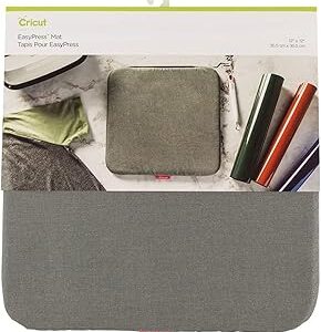 Cricut EasyPress Mat, Protective Heat-Resistant Mat for Heat Press Machines and HTV and Iron On Projects, [12 x 12] (2004475)