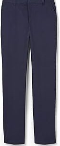 French Toast Boys' Adjustable Waist Relaxed Fit Twill Pant (Standard, Slim & Husky)