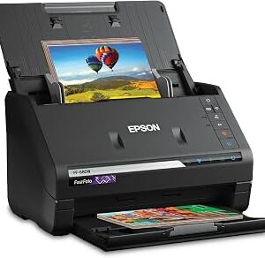 Epson FastFoto FF-680W Wireless High-Speed Photo and Document Scanning System, Black