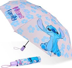 Disney Automatic Umbrella for Kids Teens Adults, Folding Telescopic Umbrella Lightweight Travel School Work, Gifts for Kids