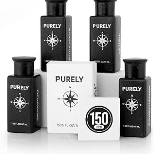150‑Piece Bulk Travel Toiletries Set | Hotel & Airbnb Essentials | 1.3 oz Wheat‑Straw Bottles | Guest Bathroom Supplies + Homeless Outreach Kit