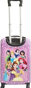 Fast Forward Disney Princess 20 inch luggage Hard-Sided Rolling Spinners Carry-On Tween Travel Trolley Suitcase for Kids With Wheels