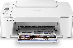 Canon PIXMA TS3720 Wireless All-in-One Printer for Basic Home Printing, White