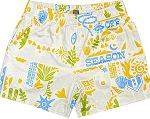 Baseball Lifestyle 101 Boy's Cactus Curve Mesh Shorts with Side Pockets and Elastic Waist, 5 in Inseam S-XL Sizes