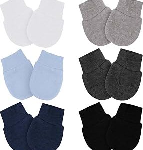 Baby Mittens No Scratch Mittens Infant Soft Gloves Mittens for 0-6 Months Boys Girls