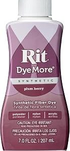 Rit DyeMore Synthetic Fiber Dye, Plum Berry