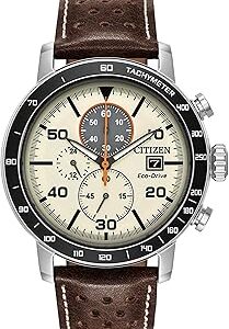 Citizen Men's Eco-Drive Weekender Brycen Chronograph Watch in Stainless Steel