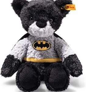 Steiff DC Superhero Teddy Bear - Officially Licensed Plush Toy Collectible Premium Soft Stuffed Animal for Kids & Collectors, DC Batman, 12 Tall
