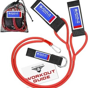 Bucwild Sports Baseball Resistance Bands Youth & Adult Athletes Safely Improve Pitching Throwing Batting & Arm Strength Used by Pitchers Quarterbacks Volleyball Basketball