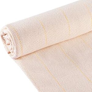 79 × 59 Large Overlocking Tufting Cloth with Marked Lines- Primary Monk's Cloth Punch Needle Fabric for DIY Rug-Punch Tufting Gun