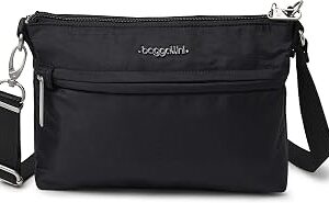 Baggallini womens Securtex Anti-theft Memento Crossbody Bag