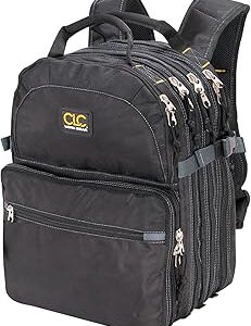 Custom Leathercraft1132 75-Pocket Tool Backpack
