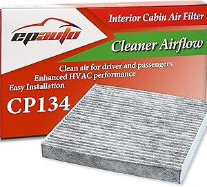 EPAuto CP134 (CF10134) Premium Cabin Air Filter includes Activated Carbon