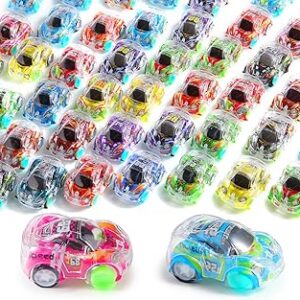 50 Pcs Mini Pull Back Cars Set, Pull Back Racing Vehicles for Kids Toddlers, Bulk Toys Party Favors Treasure Box, Classroom Prizes, Pinata Fillers,Goodie Bag Stuffers for Boys Girls