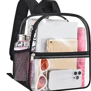 USPECLARE Clear Backpack for Stadium Approved 12×6×12, Water proof Clear Bag for Stadium Events and Concert Work Sport Event