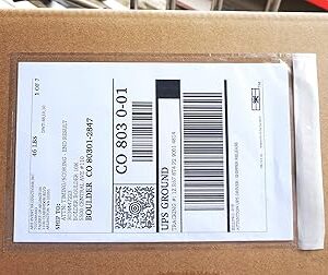 (1000 Pcs) Premium 6''x10'' Packing List Envelopes, Tailored Size for Letter-size Paper Folded in Half, Adhesive Shipping Label Pouches/Sleeves