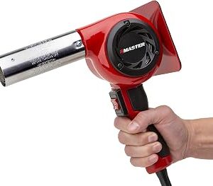 Master Appliance HG-501D Industrial Heat Gun, High Airflow, Quick Change Plug-In Heating Element, 1200F, 120V, 1740W, 14.5 Amps, Engineered In USA