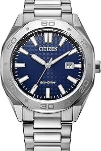 Citizen Men's Eco-Drive Sport Casual Odyn Watch, Stainless Steel Watch, 3 Hand, Date