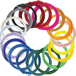 SCRIB3D Pen Filament Refills, 20 Colors, 320 Feet, 1.75mm PLA, Works with SCRIB3D, PIKA3D, MYNT3D and Most Other 3D Printing Pens