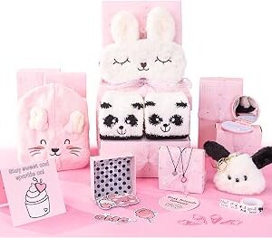 HAPPY LOLLI LolliBox Birthday Gift Set for Tween & Teen Girls Ages 8–15, Ready to Gift, 8 Individually Wrapped Gifts