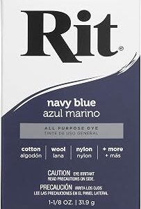 Rit Dye 3-30 Powdered Fabric Dye, Navy Blue