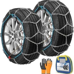 AutoChoice Snow Tire Chains for Light Truck SUV Pickup Trucks, Set of 2（SC-RV250）