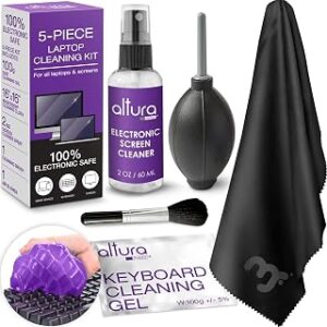 Keyboard Cleaner & Laptop Cleaning Kit - All-In-One Electronic Screen Cleaner for Computer, PC, MacBook, iPhone, Camera Accessories - Gifts for Gamers Men, Stocking Stuffers for College Tech Guy Geeks