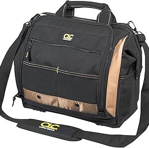 Custom Leathercraft1537 Multi-Compartment Tool Carrier, 30 Pocket, 13 In.