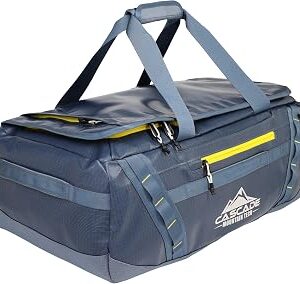 Cascade Mountain Tech 60L Duffle Bag, Convertible Travel Duffel Bag for Men Women, Water Resistant & Tear Resistant