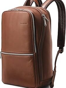 Samsonite Classic Leather Slim Backpack